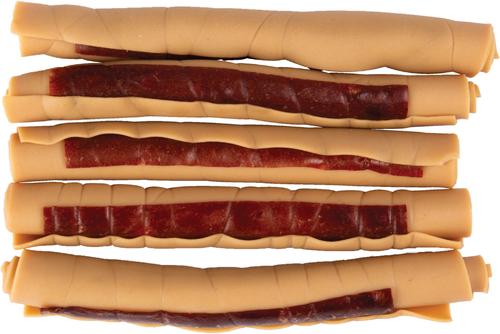 Bundle: Variety Pack - DreamBone DreamSticks Chicken Chews Dog Treats, Beef & Bacon & Cheese Flavors