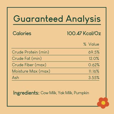 Pumpkin Yak Chew Dog Treat, Medium, 3 count