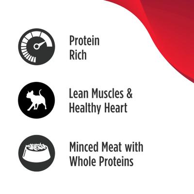 Chicken, Tuna & Pumpkin with Whole Meat Variety Pack Minced Wet Cat Food, 2.8-oz can, case of 12