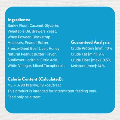 Rx Pockets Peanut Butter Dog Treats, 5.3-oz bag