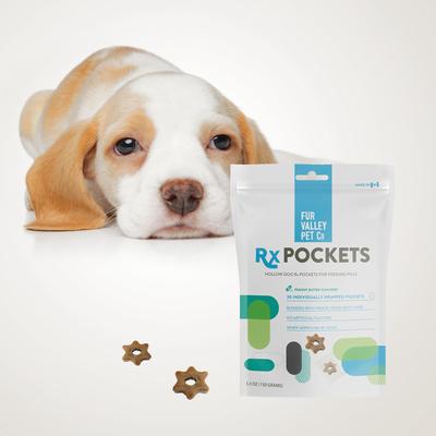 Rx Pockets Peanut Butter Dog Treats, 5.3-oz bag