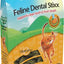 Golosinas dentales para gatos Feline Dental Stixx con pollo y calabaza, sin cereales, bolsa de 3.6 oz