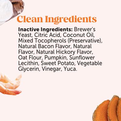 Hip + Joint Health Bacon Flavor Soft Chews Glucosamine, Chondroitin Supplement for Dogs, 90 count