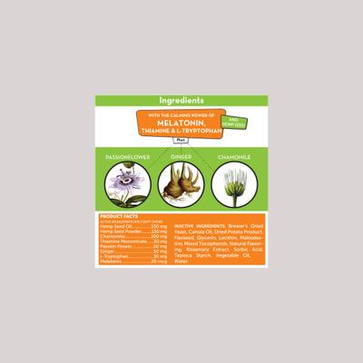 Hemp Calming Dog Chews, 180 Count