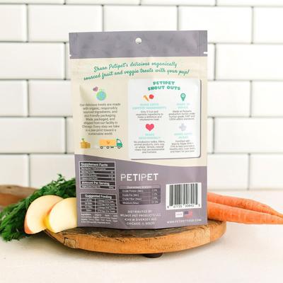 Omega DHA Bites with Marine Algae DHA + EPA Apple & Carrot Flavored Soft Chew Brain & Heart Health Supplement for Dogs, 7-oz bag