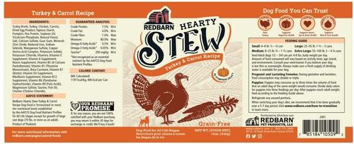 Grain-Free Turkey & Carrot Stew Wet Dog Food, 12-oz can, case of 12