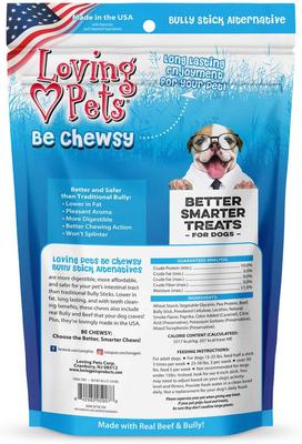 Premio para perros Be Chewsy de 10 pulgadas, bolsa de 40 oz, 20 unidades