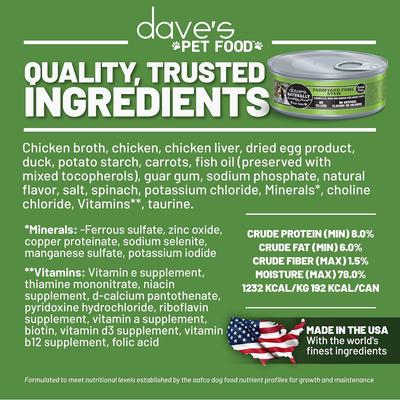 Naturally Healthy Farmyard Fowl Chicken & Duck Recipe Grain-Free Canned Wet Cat Food, 5.5-oz can, case of 24