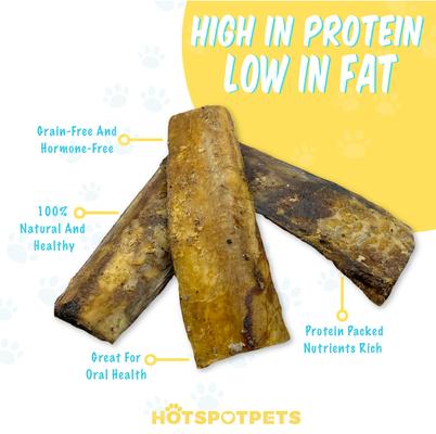 Golosinas para perros con hueso de costilla de res de 6 pulgadas, 12 unidades