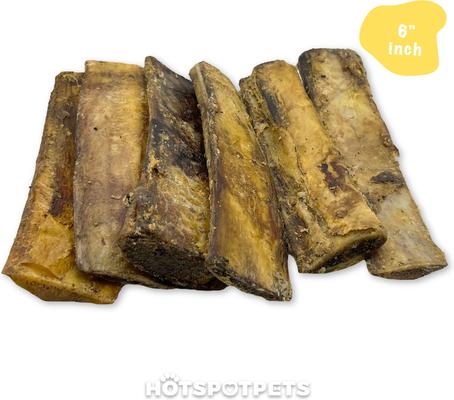 Golosinas para perros con hueso de costilla de res de 6 pulgadas, 12 unidades