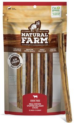 Stuffed Collagen Chicken Flavor Sticks Dog Treats, 12-in, 5 count