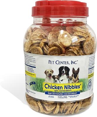 Chicken Nibbles Dog Treats, 1-lb jar