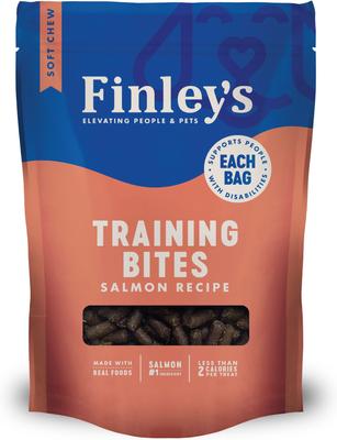 Barkery Salmon Recipe Soft Chew Training Bites Dog Treats, 16-oz bag