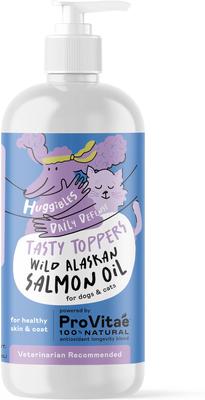 Tasty Toppers Wild Alaskan Salmon Oil Skin & Coat Supplement for Dogs & Cats, 32-fl oz bottle