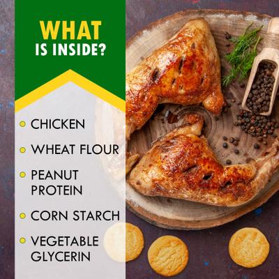 Dried Snacks Biscuit Sticks Chicken Human Grade Rawhide-Free & Grain-Free Natural Dog Chews, 10.6-oz bag