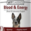 Blood & Energy Blood & Endurance Support Chewable Tablets Dog Supplement, 120 count
