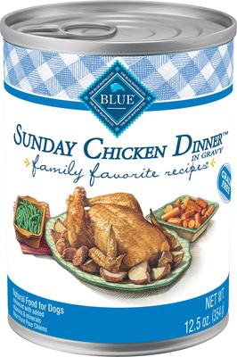 Family Favorite Grain-Free Recipes Sunday Chicken Dinner Canned Dog Food, 12.5-oz, case of 12