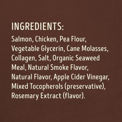 Savory Jerky Cuts Salmon Recipe Jerky Dog Treats, 10-oz bag