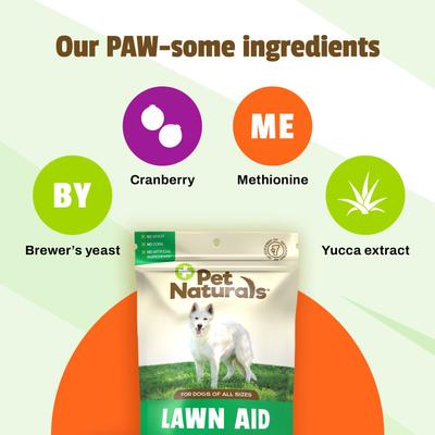 Lawn Aid Dog Chews, 60 count
