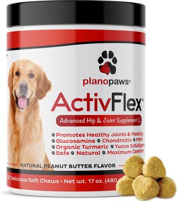 ActivFlex Advanced Hip & Joint Natural Chicken Flavor Soft Chews Dog Supplement, 120 count