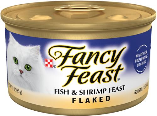 Flaked Trout Feast Wet Cat Food, 3-oz can, case of 24