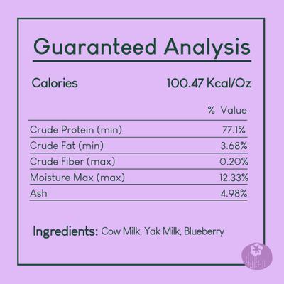 Blueberry Yak Chew Dog Treats, X-Small, 2 count