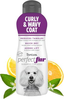 PerfectFur Detangling Curly & Wavy Coat Dog Shampoo, 16-fl oz bottle
