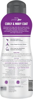 PerfectFur Detangling Curly & Wavy Coat Dog Shampoo, 16-fl oz bottle
