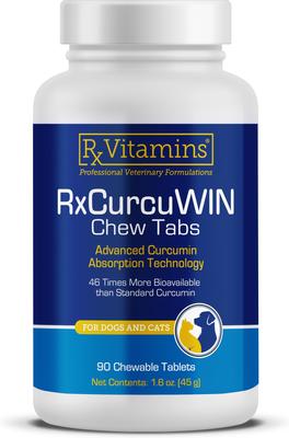 RxCurcuWIN Chewable Tablet Immune Supplement for Cats & Dogs, 90 count