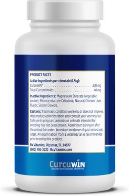 RxCurcuWIN Chewable Tablet Immune Supplement for Cats & Dogs, 90 count