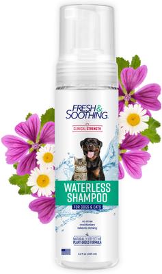 Fresh & Soothing Natural Waterless Foaming Dog Shampoo, 11-fl oz bottle