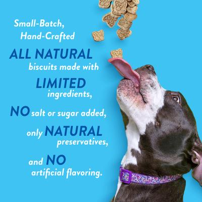 Peanut Butter Flavored Biscuits Crunchy Dog Treats, 4-lb bucket