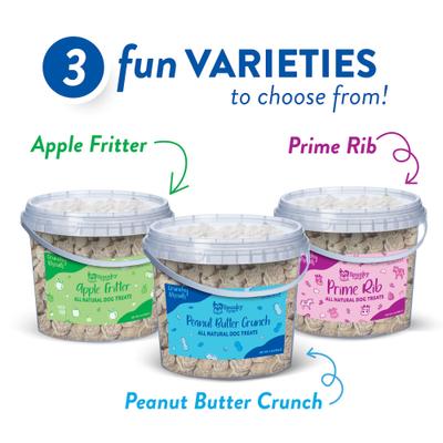 Peanut Butter Flavored Biscuits Crunchy Dog Treats, 4-lb bucket