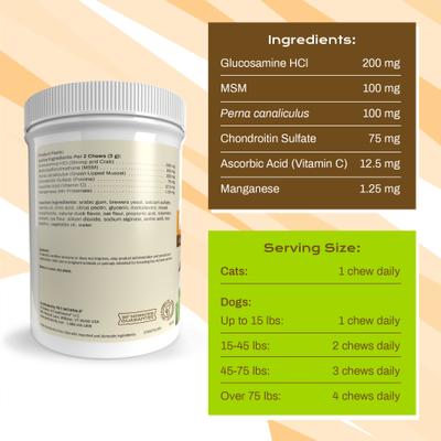 Hip + Joint Dog & Cat Chews, 160 count