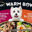 Warm Bowls Roasted Chicken Entree Shredded Wet Dog Food Trays, 2.7-oz tray, case of 10