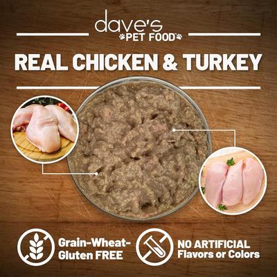Saucey Pate Chicken & Turkey Recipe Grain-Free Canned Wet Cat Food, 5.5-oz can, case of 24
