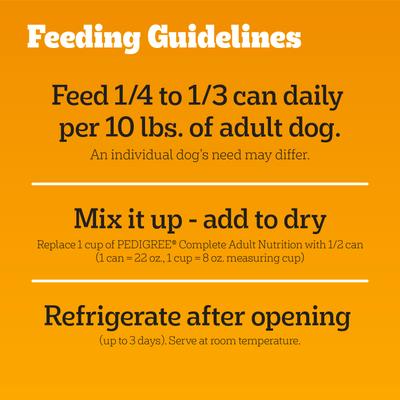 Chopped Ground Dinner with Chicken Adult Canned Wet Dog Food, 22-oz can, bundle of 24