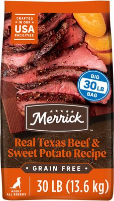 Real Texas Beef + Sweet Potato Recipe Grain-Free Chicken-Free Adult Dry Dog Food, 30-lb bag