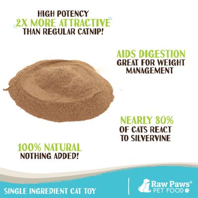 All-Natural Silvervine Powder for Cats, 2.6-oz jar
