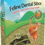 Golosinas dentales para gatos Feline Dental Stixx con pollo y calabaza, sin cereales, bolsa de 3.6 oz