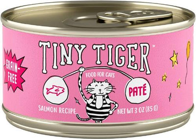 Grain-Free Pate Salmon Recipe Canned Cat Food, 3-oz can, case of 24