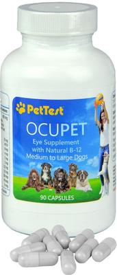 OcuPet Eye Support Natural B-12 Medium to Large Breed Supplement for Dogs & Cats, 90 count