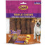 Masticables para perros Gourmet Triple Chew Twists con sabor a pollo y batata, 6 unidades