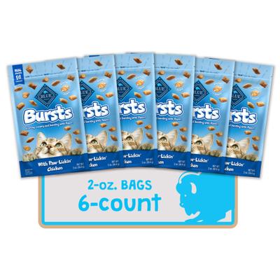 Bursts with Paw-Licken Chicken Cat Treats, 5-oz bag