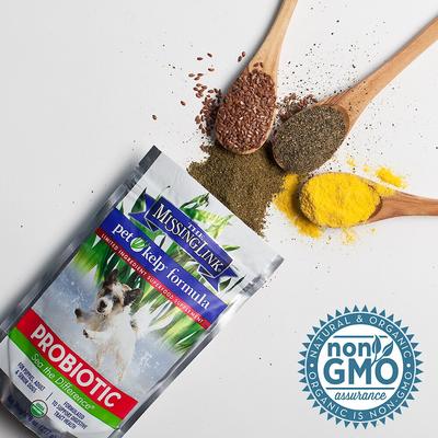 Pet Kelp Probiotic Powdered Digestive Aid Supplement for Dogs, 8-oz bag