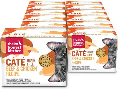Cate Grain-Free Beef & Chicken Pate Wet Cat Food, 2.8-oz, case of 12