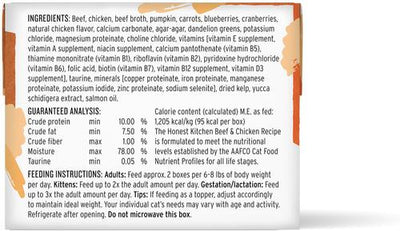 Cate Grain-Free Beef & Chicken Pate Wet Cat Food, 2.8-oz, case of 12