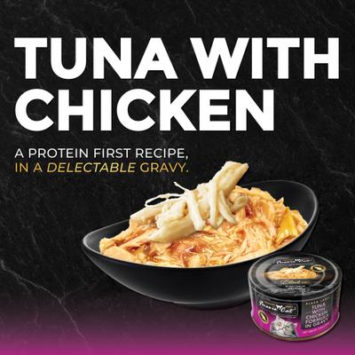 Tuna with Chicken in Gravy Wet Cat Food, 2.82-oz can, case of 24