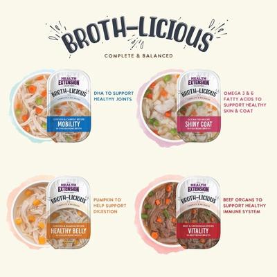 Broth-Licious Variety Pack Grain-Free Bits in Broth Wet Dog Food, 3.5-oz tray, case of 10