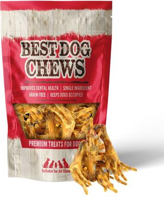 Chicken Feet Chicken Flavored Dog Chews, 12 count